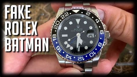 rolex batman falso|Rolex Batman watch review.